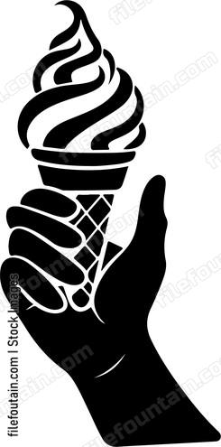 Ice Cream In Hand
