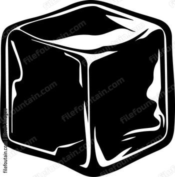 Ice Cube Close Up