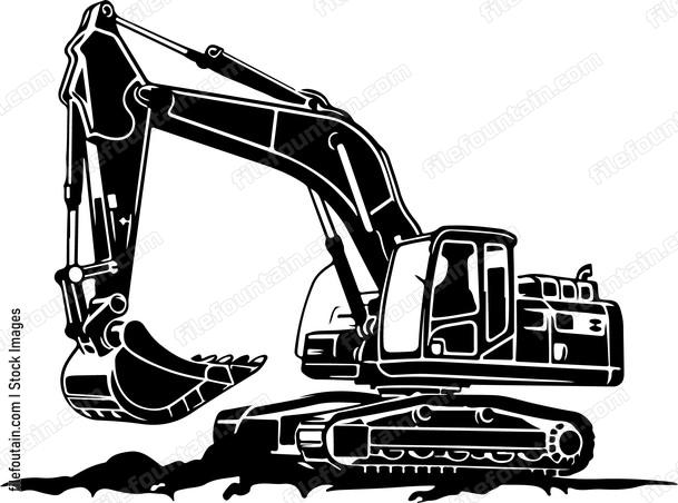 mechanical digger vehicle