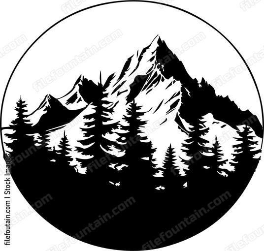 Mountain And Forest