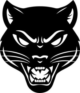 Panther Mascot Angry