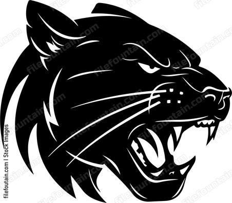 Panther Mascot Angry