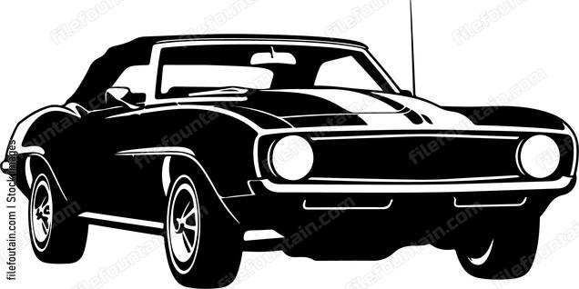 Retro Muscle Car