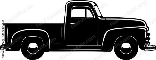 Retro Pick Up Truck