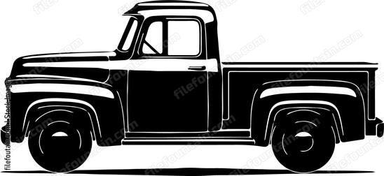 Retro Pick Up Truck