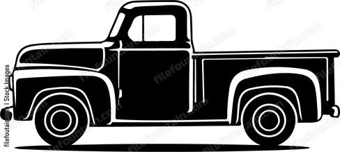 Retro Pickup Truck