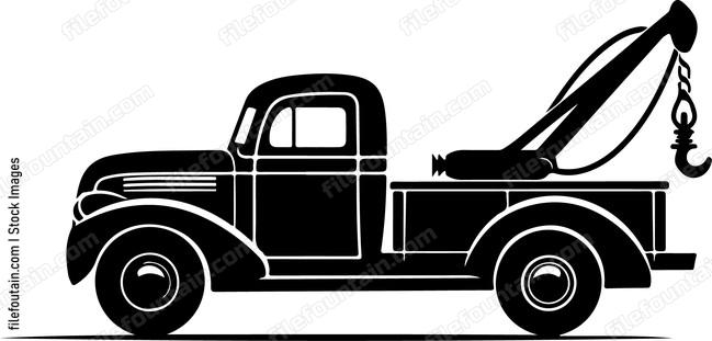 Retro Tow Truck