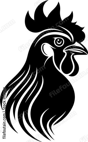 Rooster Front View