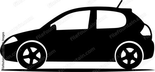 simple car in transit