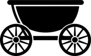 simple carriage or covered wagon