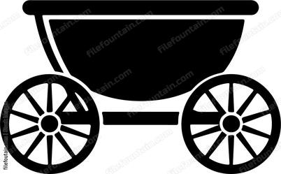 simple carriage or covered wagon