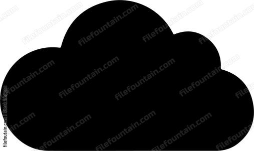 simple cloud shape