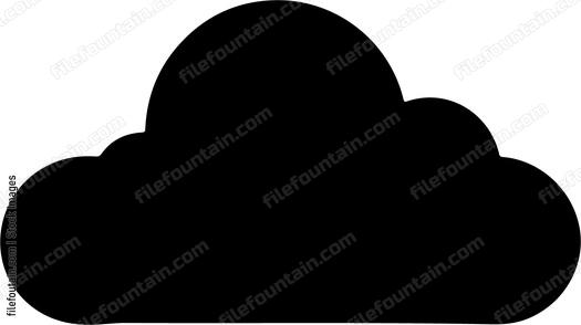 simple cloud shape