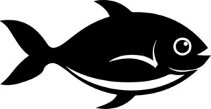 simple fish outline