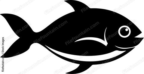 simple fish outline