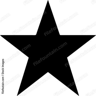 simple five pointed star