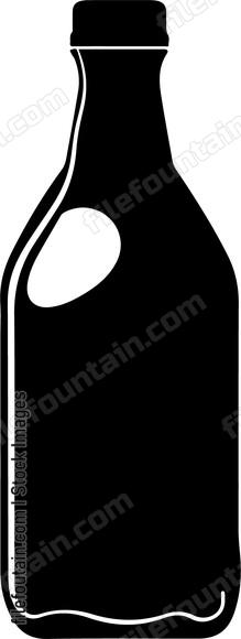 simple glass bottle