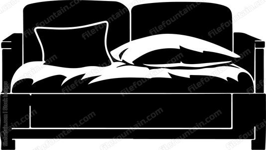 Sofa Opened For Sleeping D de b d