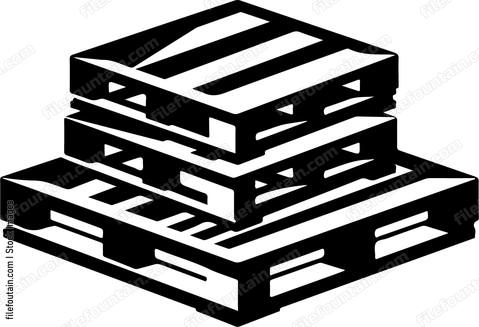 Stacked Pallets