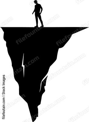 Standing On A Cliff