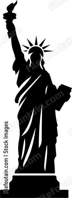 Statue of liberty outline