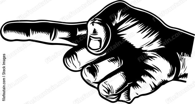 Straight Pointing Finger