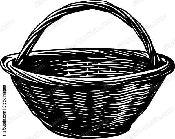 Straw Basket Empty