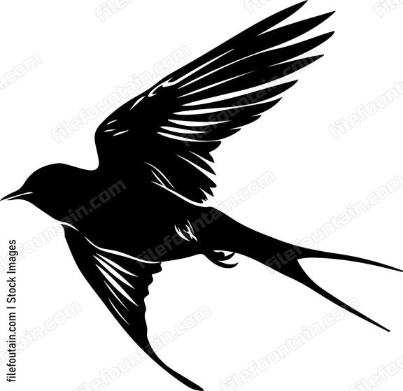 Swallow Bird Silhouette