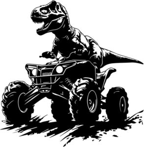 T rex Riding Atv
