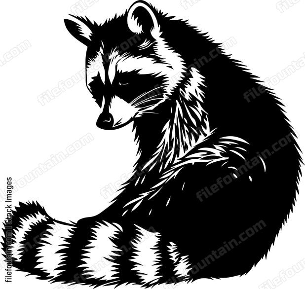 Tired Raccoon