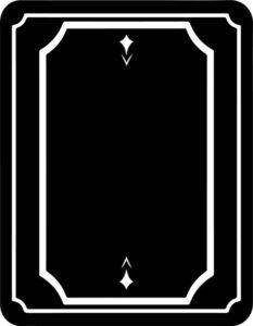 Trading Card Empty Template
