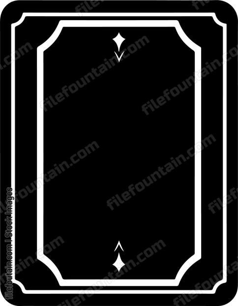 Trading Card Empty Template