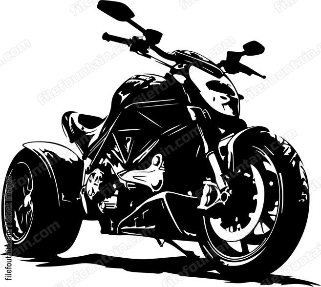Trike Motorcycle Modern