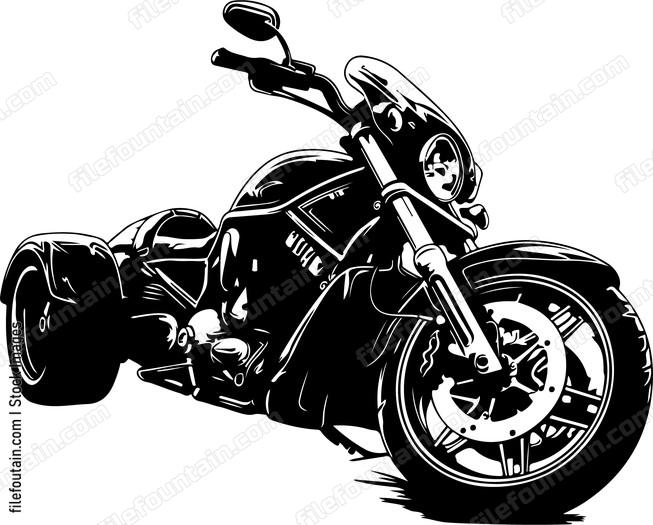 Trike Motorcycle Modern