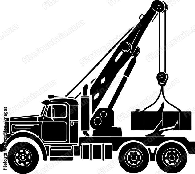 Truck Towing Crane
