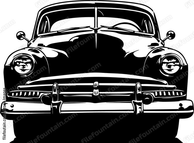 Vintage Car Front