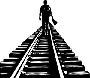 Walking On Rail Tracks