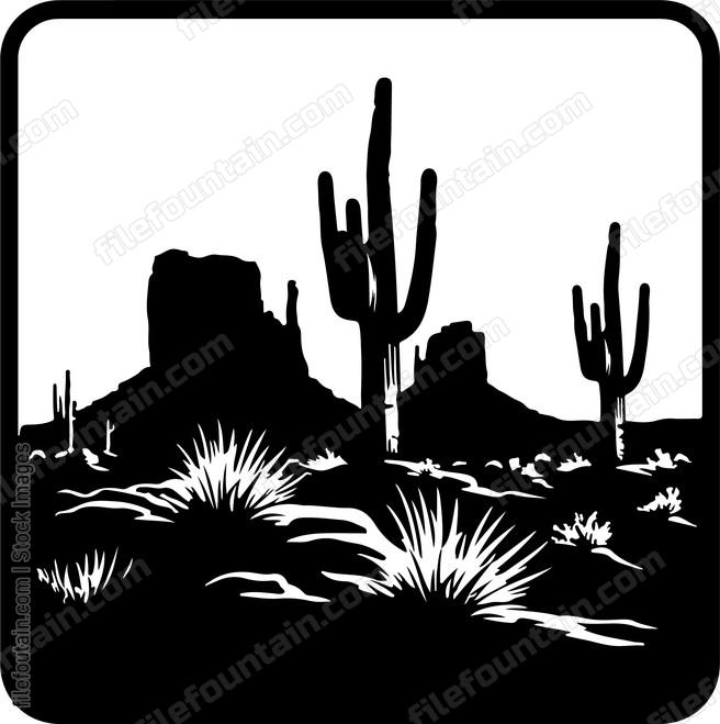 Western Desert Landscape