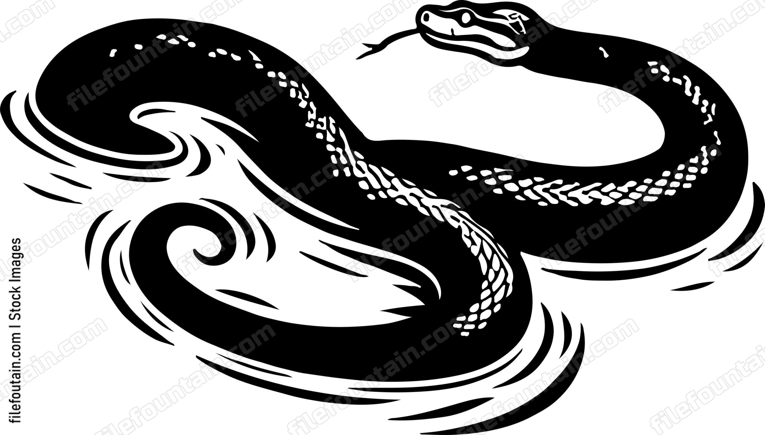 Yellow anaconda gliding gracefully through the shallow waters of a swamp