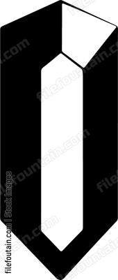 D rendering of the letter o