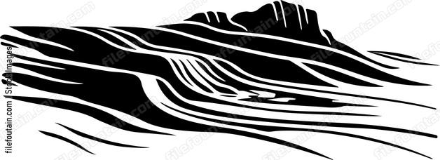 Alluvial Fan Landscape