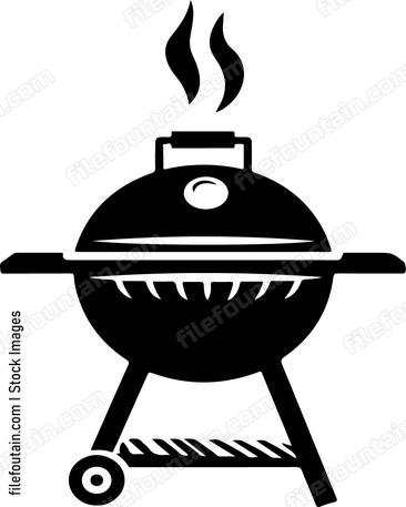 Barbecue grill with lid
