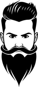 Bearded man with mustache