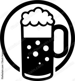 beer mug with frothy head