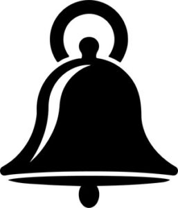 Bell simple outline graphic