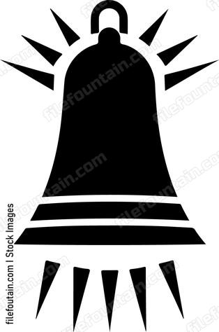 Bell with rays