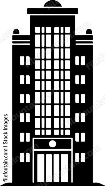 Black building