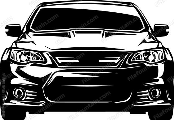 Black car
