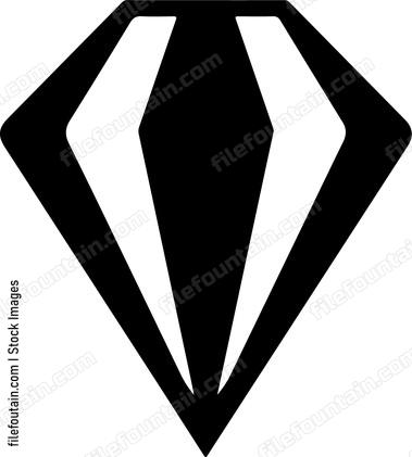 Black diamond outline
