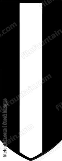 Black downward pointing arrowhead